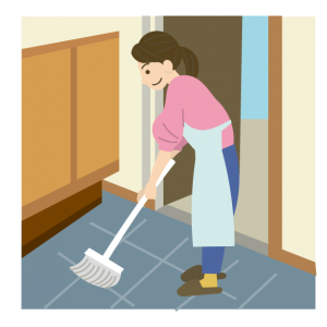 玄関の掃除を効率的に進める手順